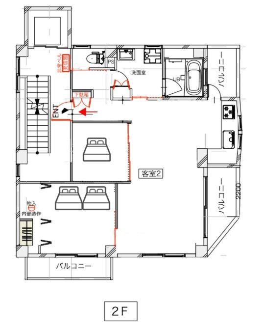 Suite Room Paypayヤフオクドーム Darinホークス通り2F 후쿠오카 외부 사진